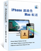 4Videosoft iPhone 連絡先 Mac 転送