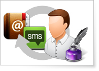 iPhone SMS と連絡先をバックアップする