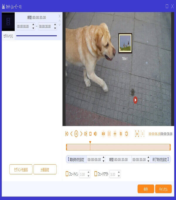 ブルーレイをカット