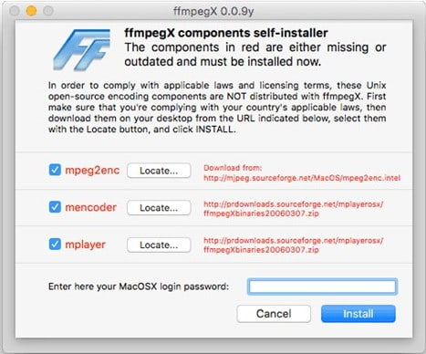 Mac用DVDリッピングフリーソフトffmpegX