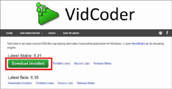 vidcoder – DVD MP4変換