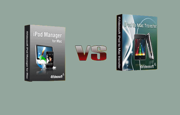 iPod Mac 転送 VS  iPod マネージャー for Mac 