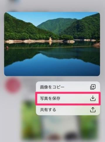 iPhoneでツイッター画像を保存