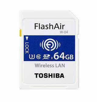 東芝FlashAir無線LAN搭載SDカードでデジタルの写真をアイフォンに転送