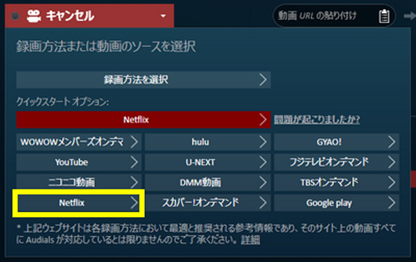 AudialsでNetflix動画を分析