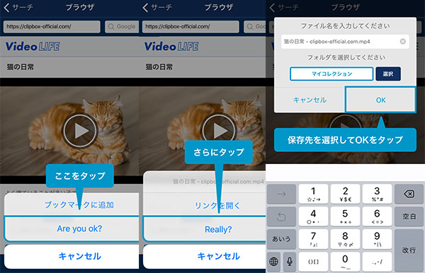 Clipboxで東京モーション動画をダウンロードする方法